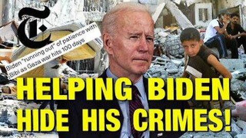 Media Lapdogs WHITEWASHED Biden’s Complicity In Genocide!