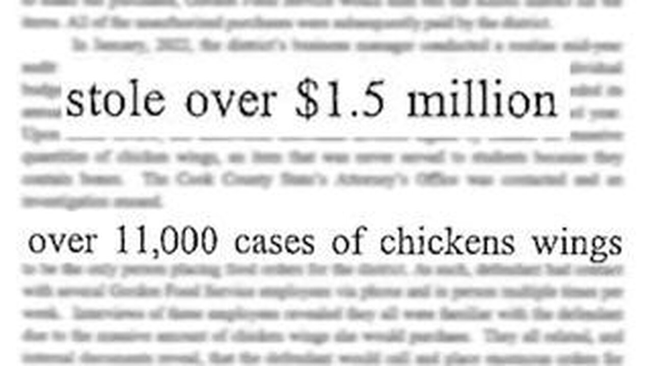 Chicago: Suburban school worker charged with stealing $1.5M worth of chicken wings from district