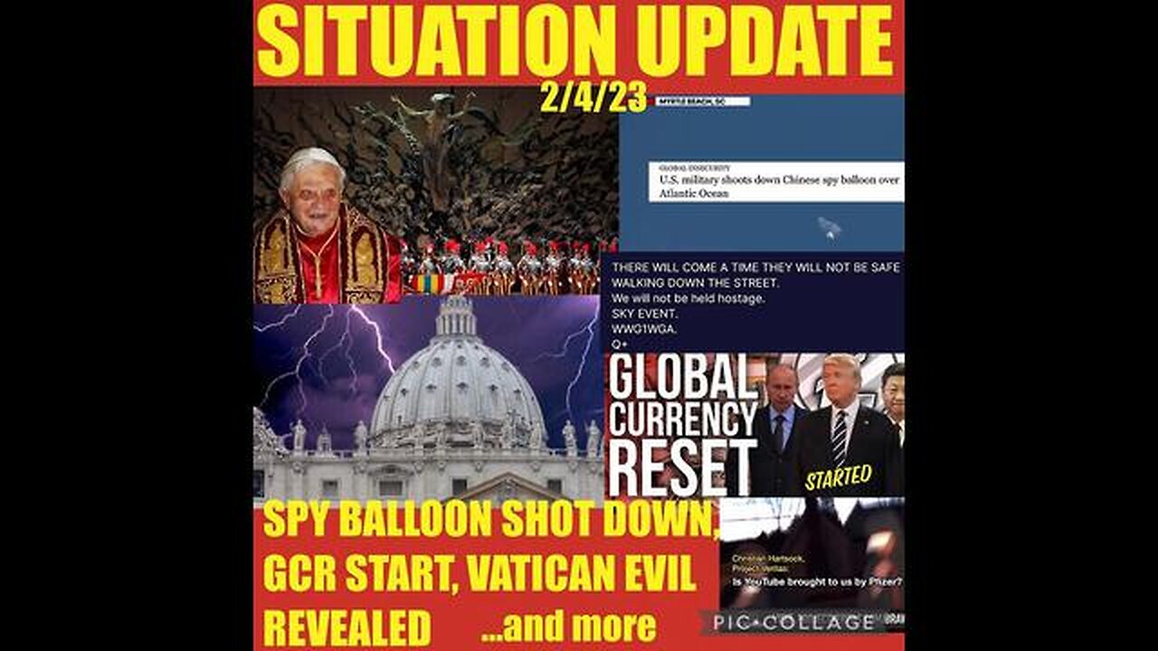 SITUATION UPDATE: DEEP STATE SPY BALLOON SHOT DOWN BY US MILITARY! BIDEN REGIME SENDS LONG RANGE...