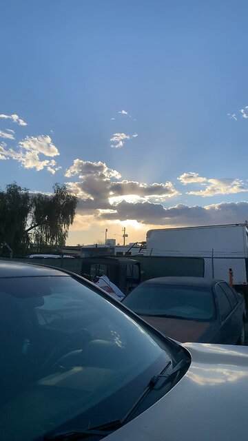 See the chemical dropping from the clouds