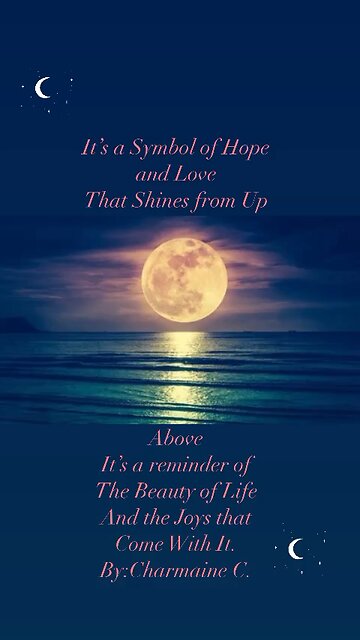 Night Moon🌙 ✨and Waves 🌊