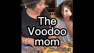 Mom teaches young daughter Voodoo and how to become possessed #conservative #christian #maga