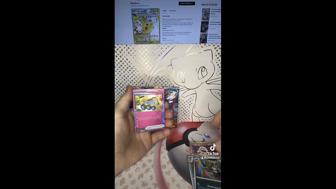 Pokemon Surging Sparks - I Pulled A Precious Trolley! #pokemon