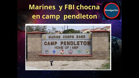 Marines y FBI chocna en camp pendleton