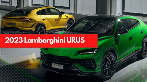 Unique 2023 Lamborghini Urus