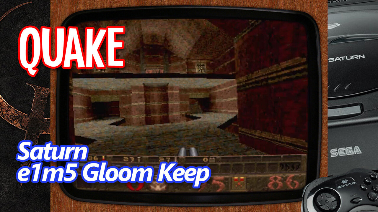 Quake (Sega Saturn) - E1M5: Gloom Keep