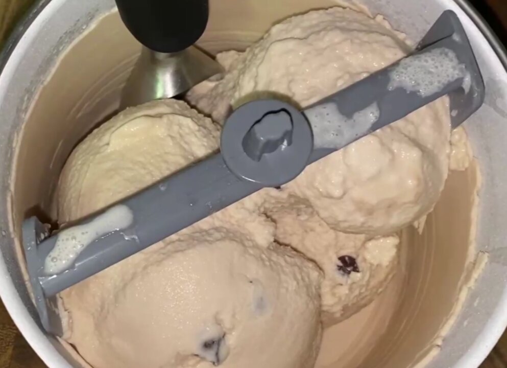 Peppermint Chocolate Collagen Protein Gelato made with Full Fat Milk