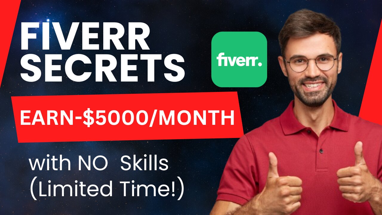 Fiverr SECRETS: Earn $5,000/Month with NO Design Skills (Limited Time!)