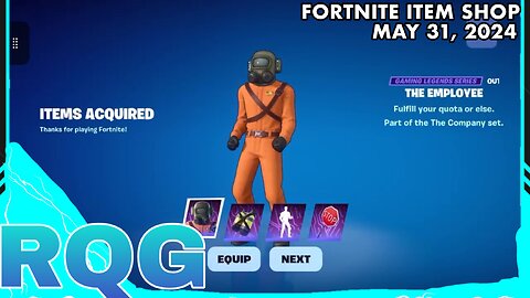 “NEW” LETHAL COMPANY COLLAB+NEW CREW SKIN! FORTNITE ITEM SHOP (May 31, 2024)