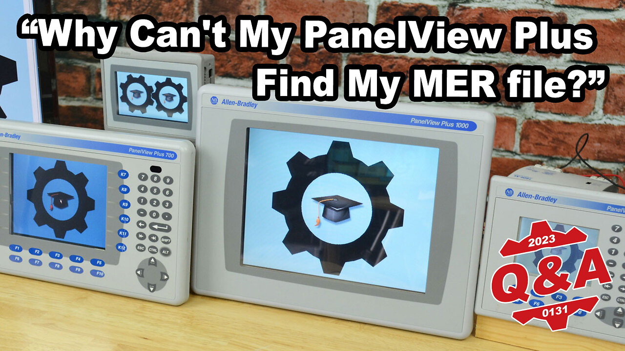 Q & A: Why Can't My PanelView Plus Find My MER file?