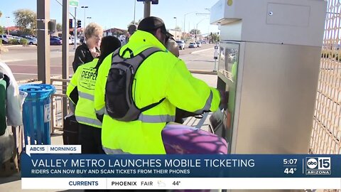 Valley Metro launches mobile ticketing