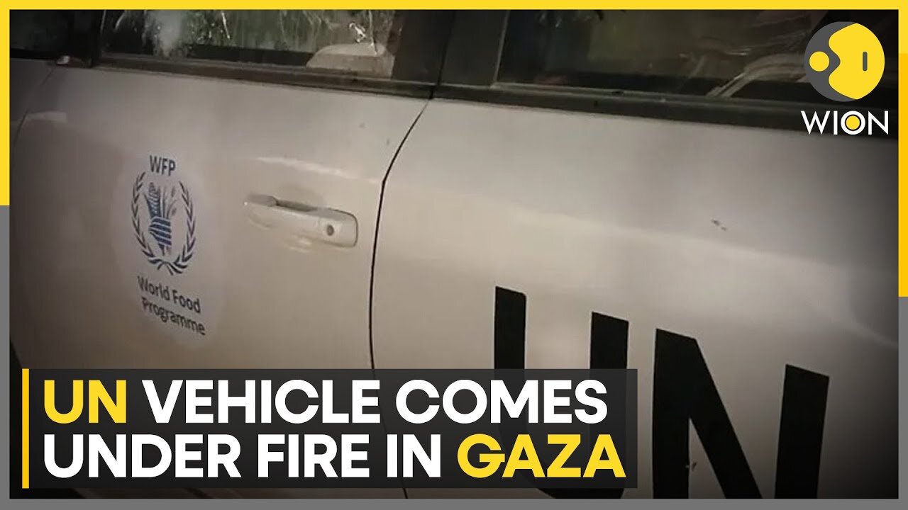 Israel-Hamas War: UN World Food Programme vehicle riddled by 10 bullets | World News | WION