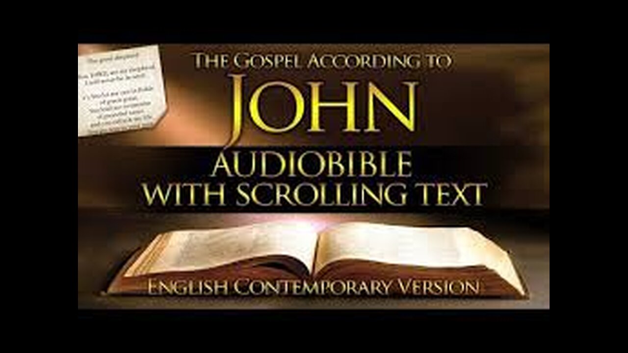 43. Holy Bible: John - Dramatized Audio Book | Follow Along Text | Christian Scripture Reading