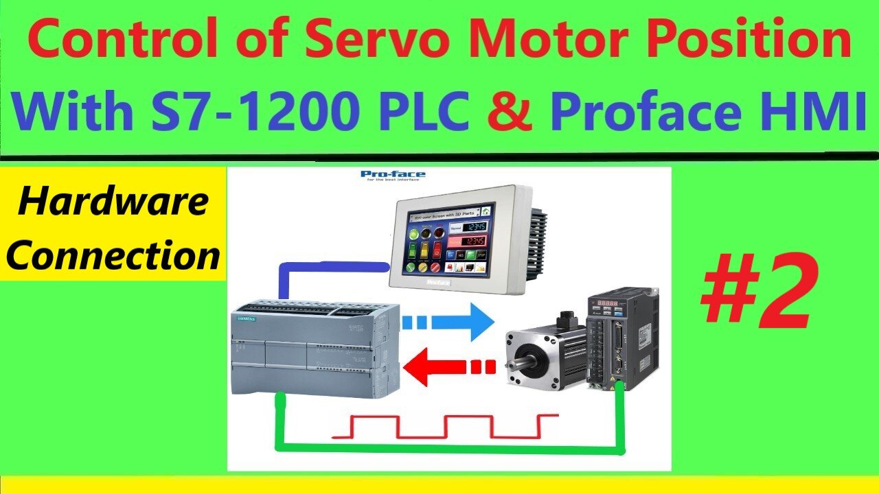 S0002 - Control of Servo Motor Position with S7-1200 PLC and Proface HMI - Part 2