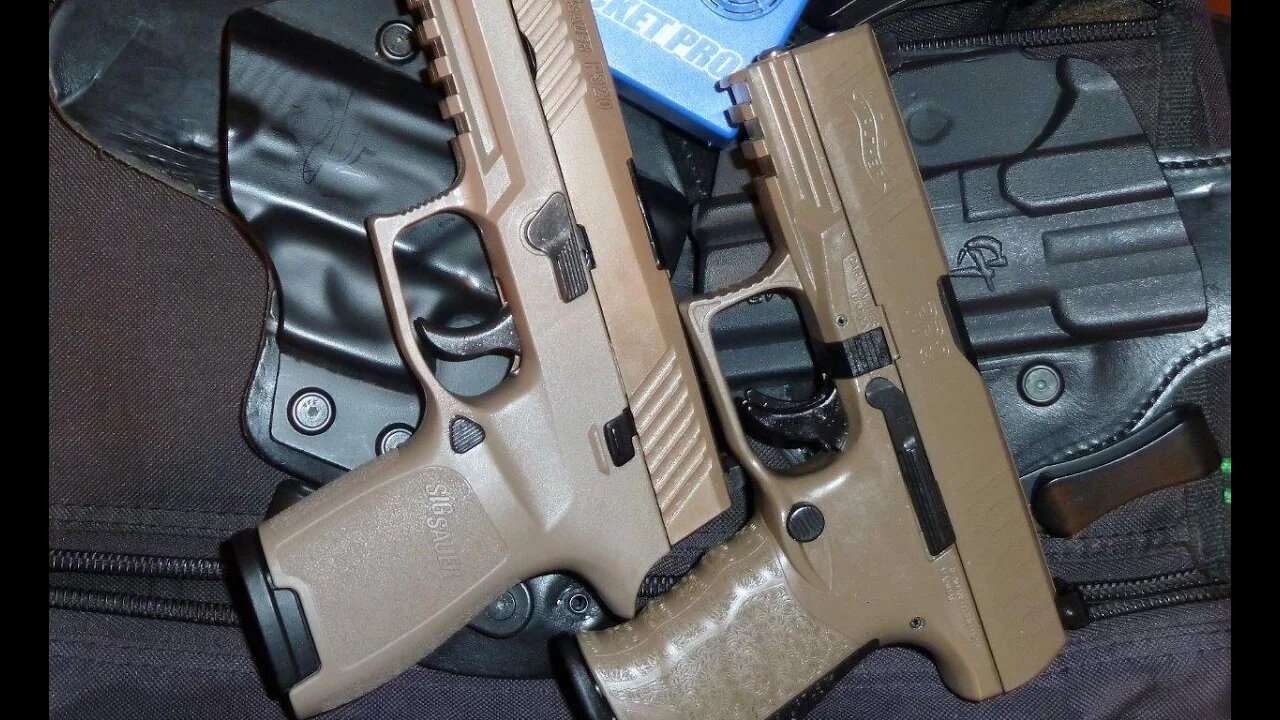 Sig Sauer P320 FDE Compact and Walther PPQ M2 FDE 4" Range Day