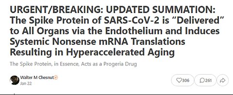 The Spike Protein of SARS-CoV-2 Resulting in Hyperaccelerated Aging