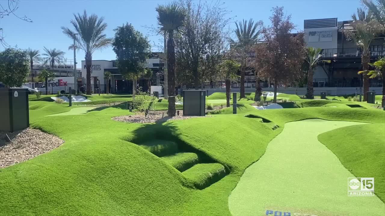 Glendale,Arizona now has putting courses designed by Tiger Woods