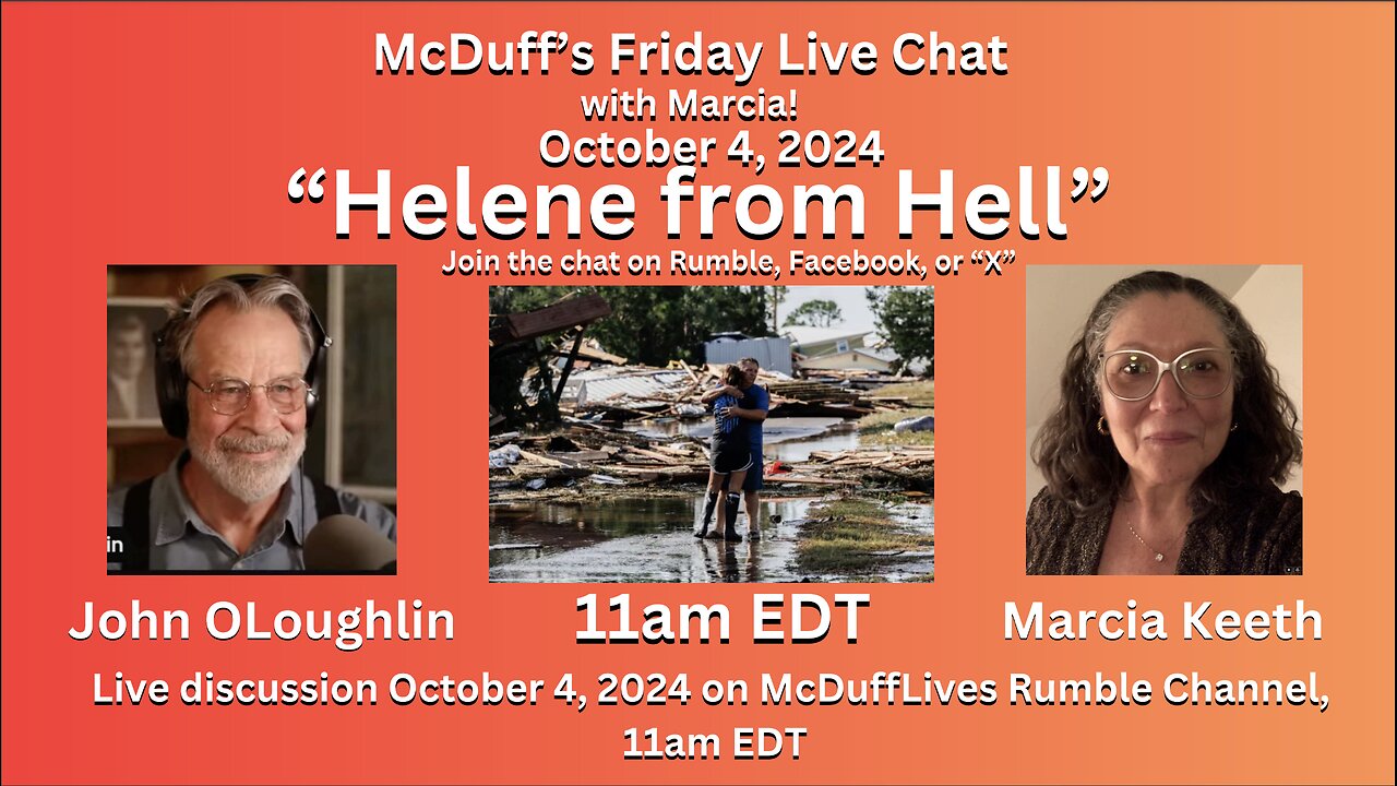 McDuff's Friday Live Chat, October 4, 2024