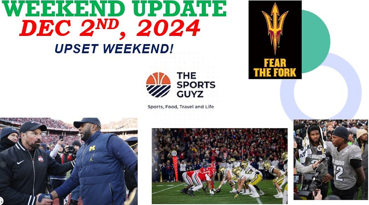 Rivalry UPSET Weekend Update - December 2nd 2024 - Sports Guyz