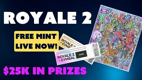 Royale 2 Free NFT Mint on Solana with $25,000 in Prizes is NOW LIVE!
