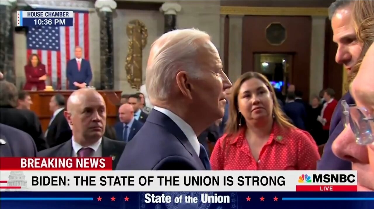 MSNBC'S Joy Reid Slobbers Over Biden State Of The Union