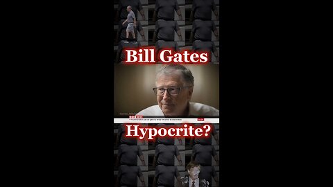 Bill Gates Asked About His Climate Hypocrisy