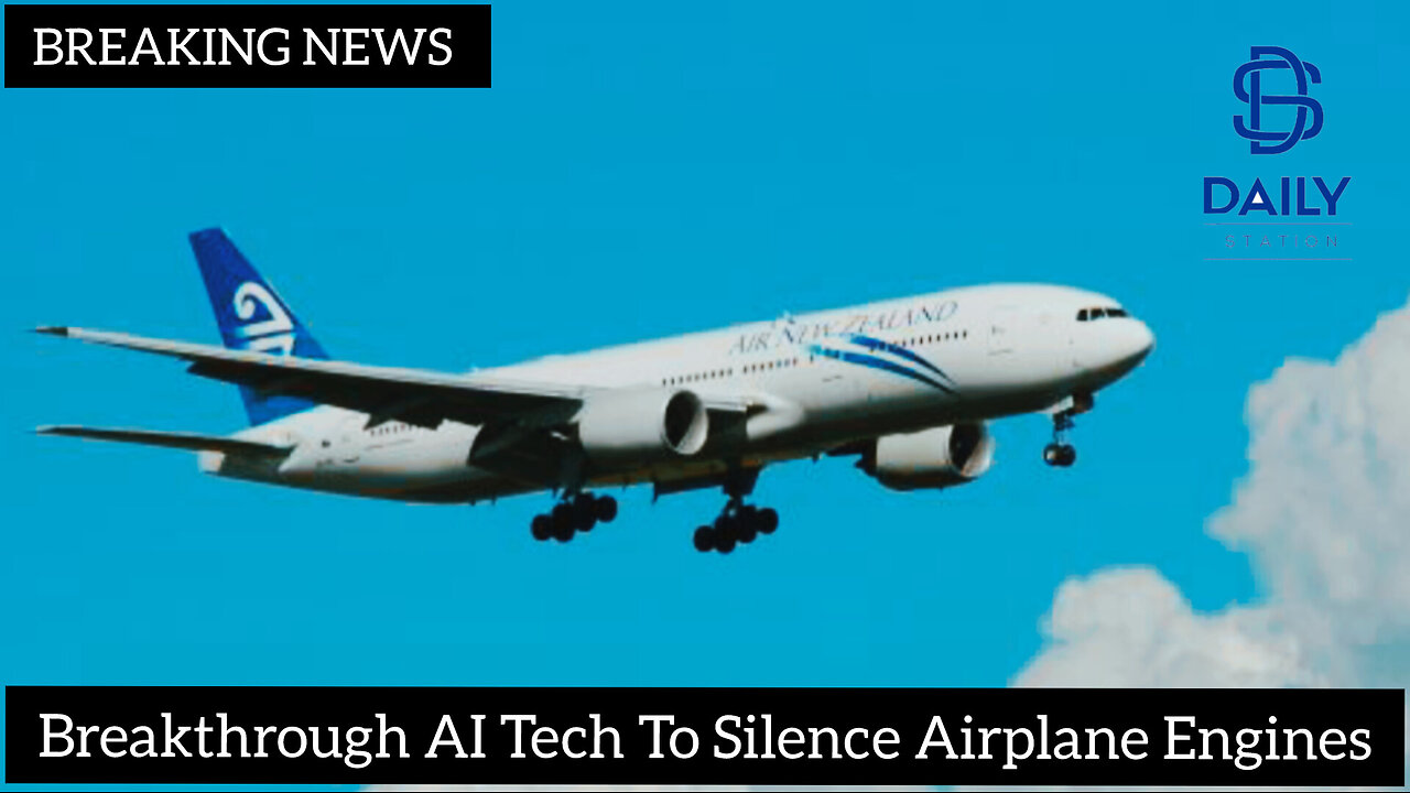 Breakthrough AI Tech To Silence Airplane Engines|latest news|