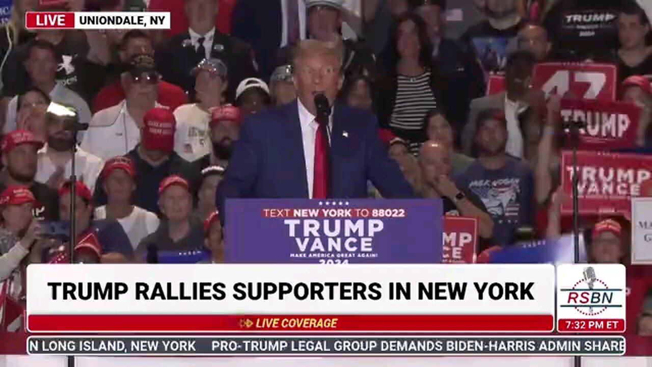 FULL SPEECH: President Trump Holds a Rally in Uniondale, New York