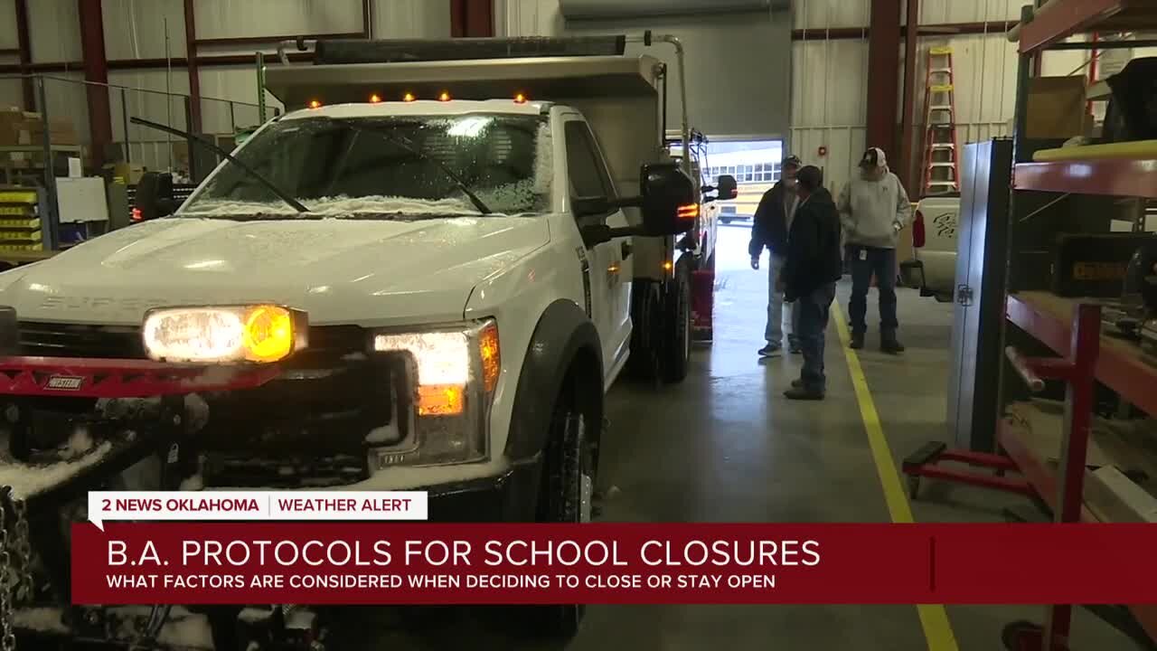 Broken Arrow snow team helps decide closures