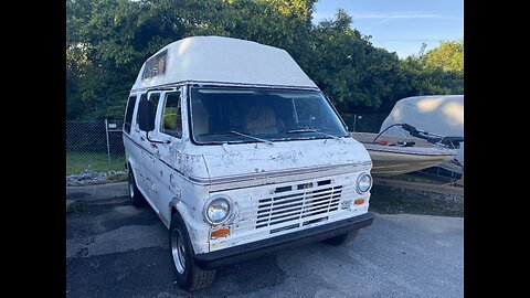 1969 Ford Econoline E240 shorty campervan initial walk around