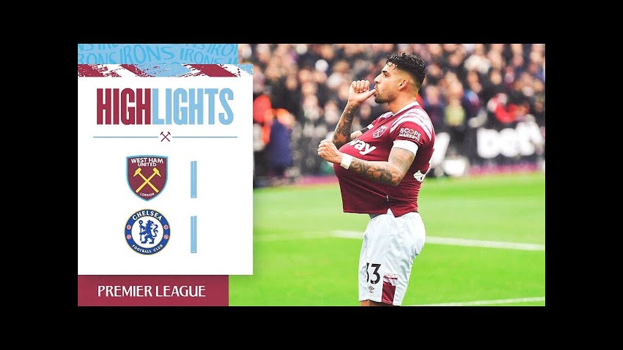 West Ham v Chelsea (1-1) | Highlights | Premier League