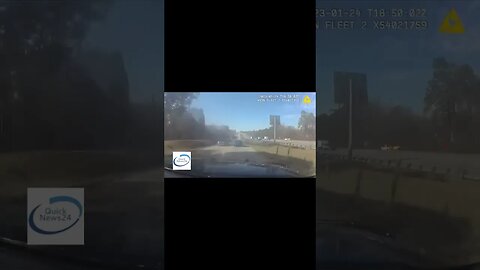 High speed Bank robber chase short highlight