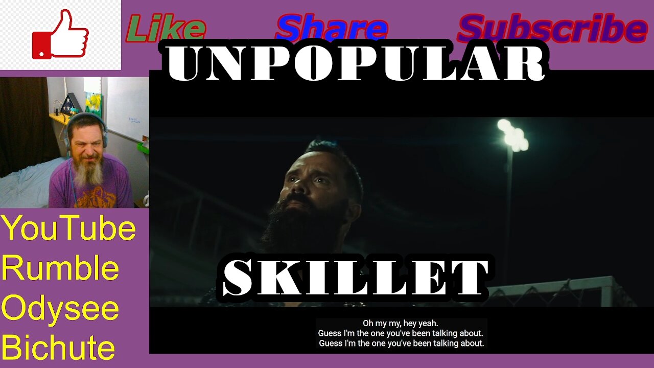 UNPOPULAR By Skillet -Pitt Reacts