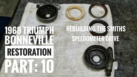 1968 Triumph Bonneville restoration Part 10, Rebuilding the Smiths speedometer drive