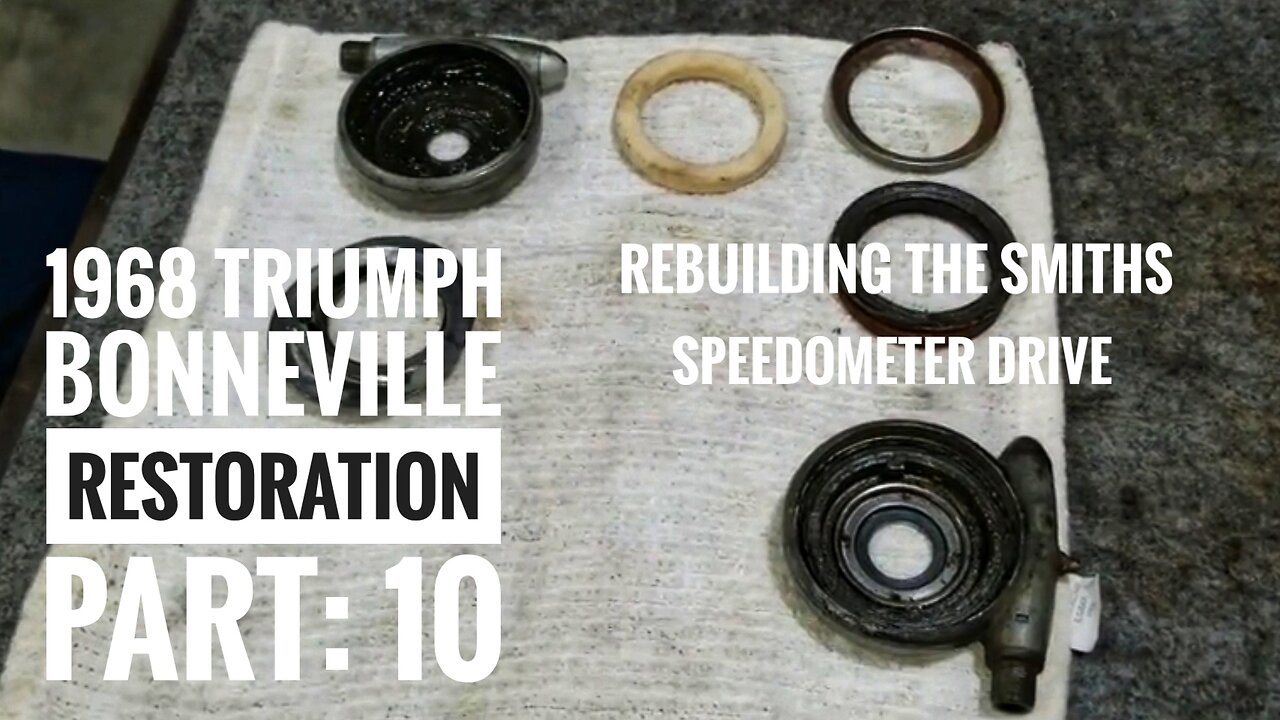 1968 Triumph Bonneville restoration Part 10, Rebuilding the Smiths speedometer drive