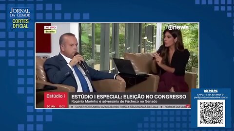 Em atitude destemperada, jornalista da Globo News parte para o ataque leva dura lição de Marinho