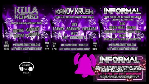 DJ PHOENIX - SATURDAY SESSION - 28TH JAN 2023 - Thames Delta Radio