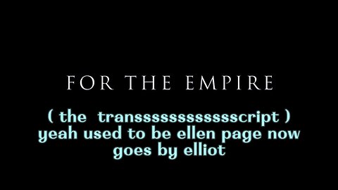Tr-tr-Tr-tr-transcript