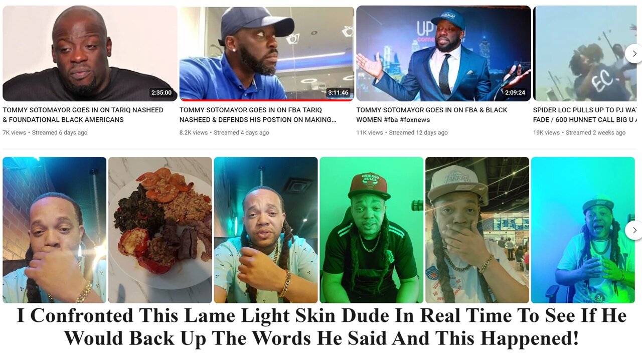 Tommy Sotomayor Confronts Light Skin Fan Turned Stan! Watch How Stan Folds!