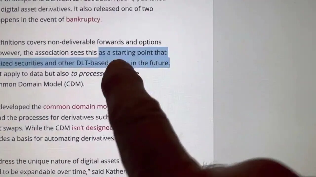 ALGORAND ALGO IS OFFICIALLY GOING TO RUN DERIVATIVES AS A USE CASE!!!