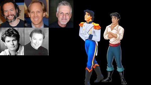 Animated Voice Comparison- Prince Eric (Little Mermaid)