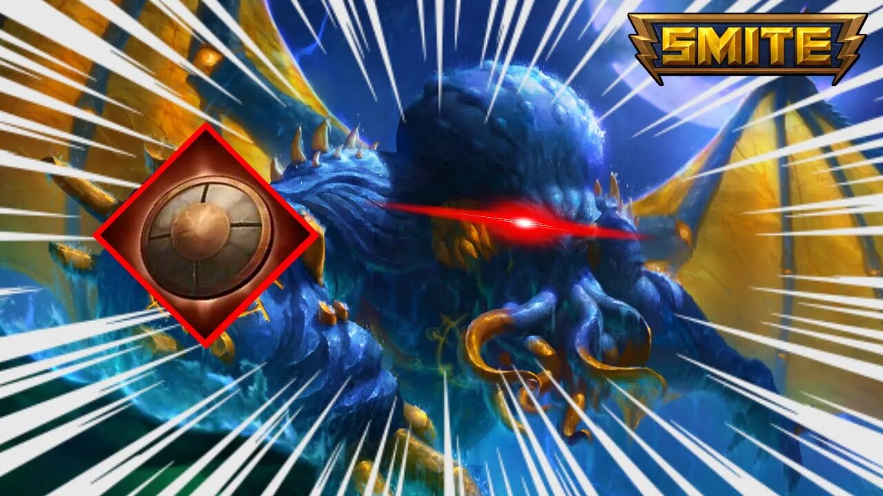 Glad Shield on Cthulhu is NOT Okay - Smite Cthulhu Gameplay