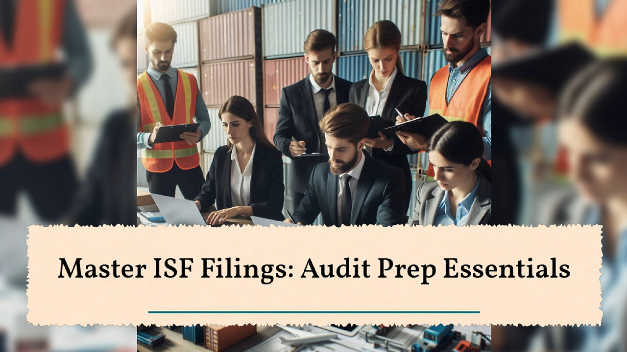Mastering ISF: The Key to Audit Preparedness and Compliance Success
