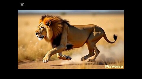 Lion running dog flying and cow boxer