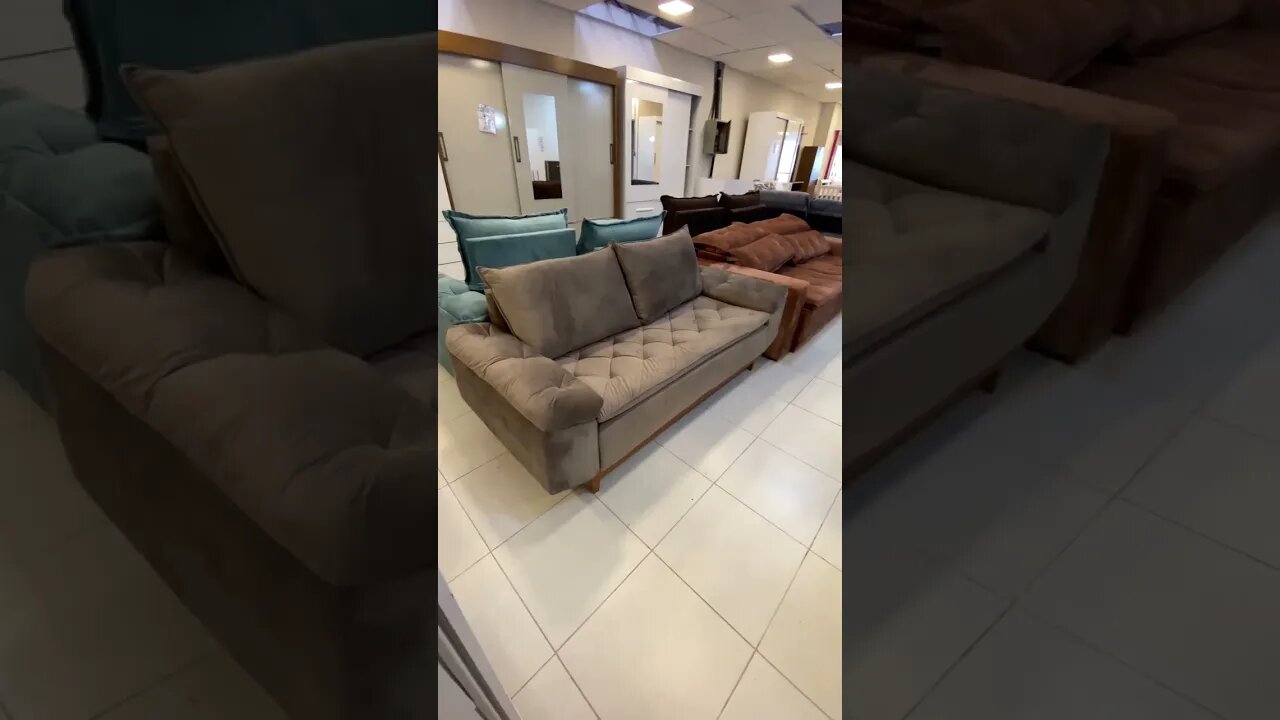 Com o Sofá Berlim 3 Lugares fica gostoso você curtir os seus momentos de descanso.