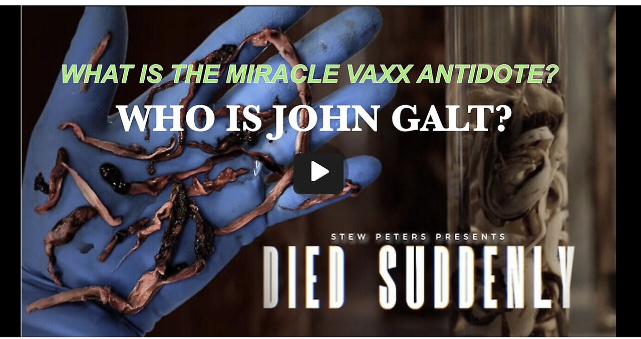 HOW MANY PEOPLE DO YOU KNOW THAT HAVE #DIEDSUDDENLY ?HEARD OF THE VAXX ANTIDOTE? TY JGANON, SGANON