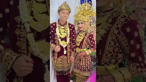 BEAUTY & Elegant ! Pengantin Pakaian Adat Sumatera Selatan - Indonesia #shorts #short #shortvideo