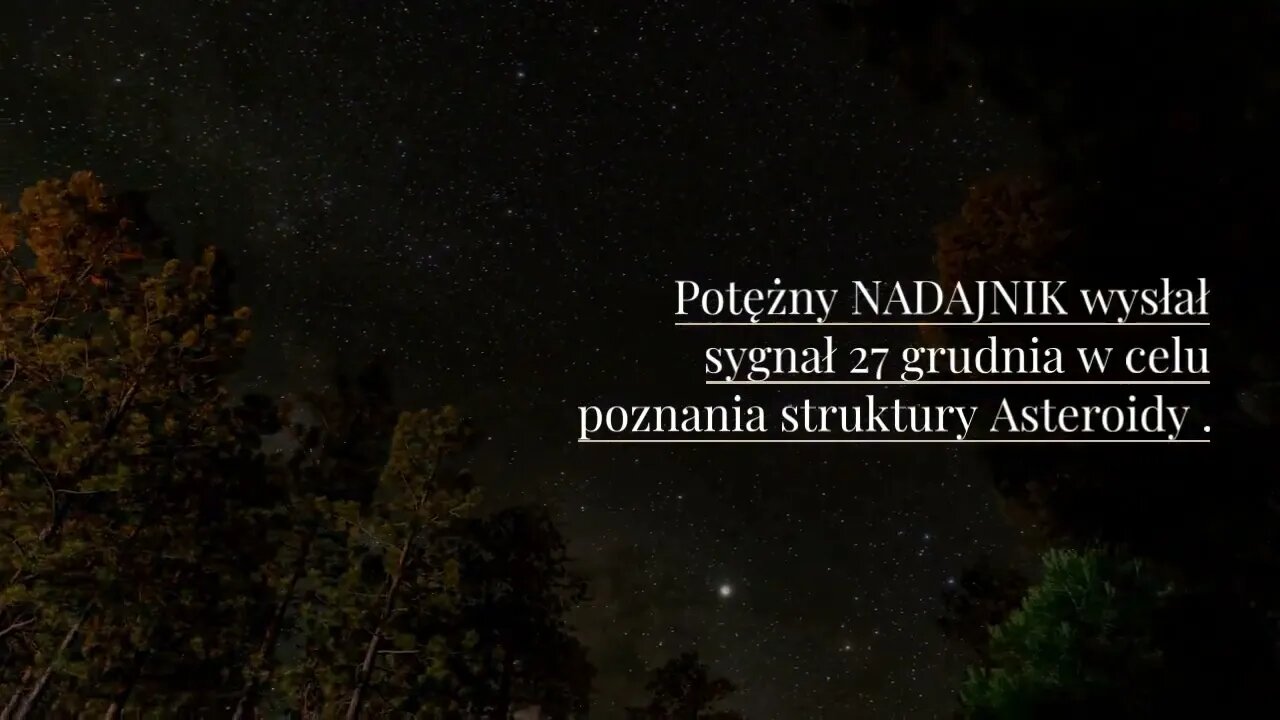 HAARP bada wnętrze Asteroidy