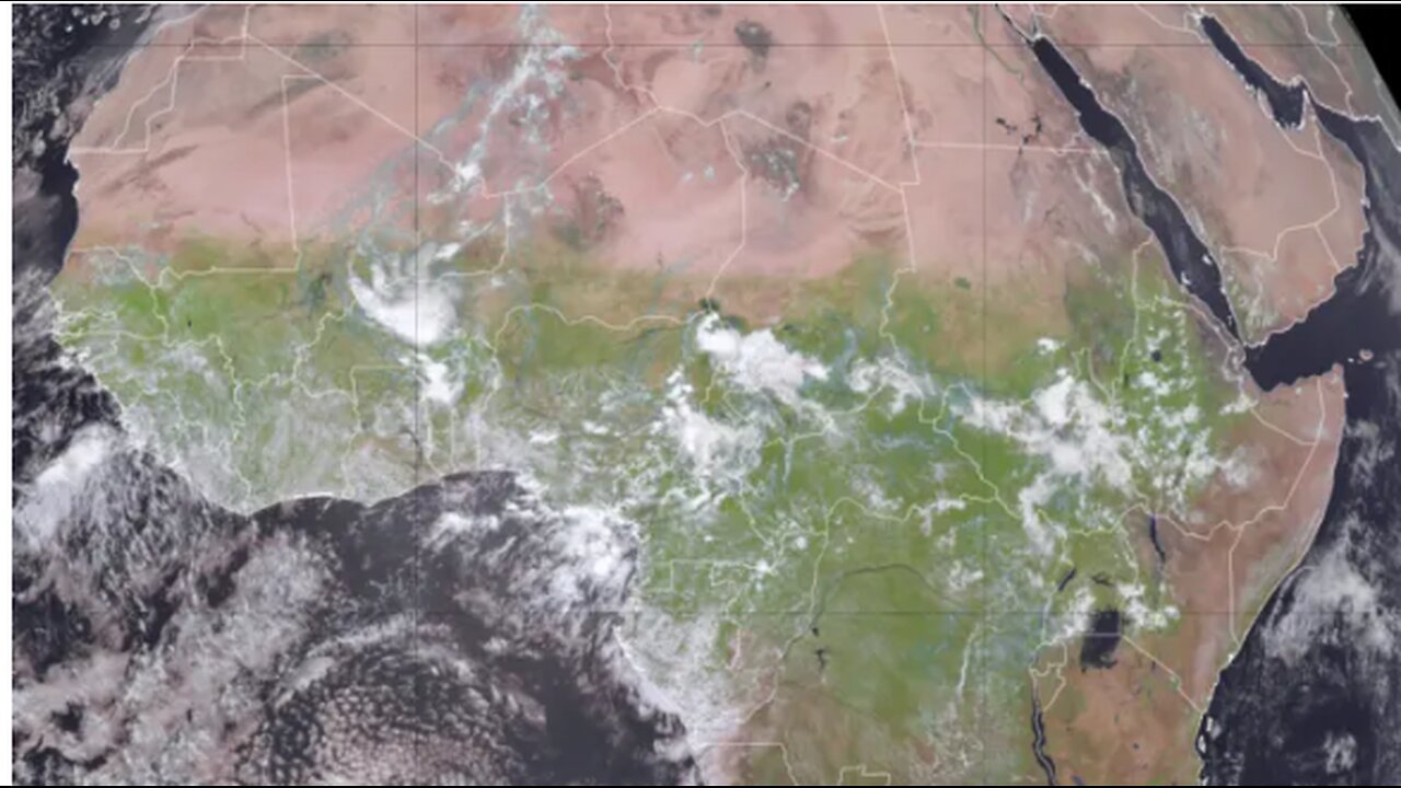 HELL FROZE OVER - NO BUT CLOSE - SNOW IN AFRICA & SAHARA DESERT HAS GREEN VEGETATION