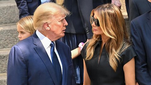 Shocking Announcement - Melania Trump Breaks With Her Husband